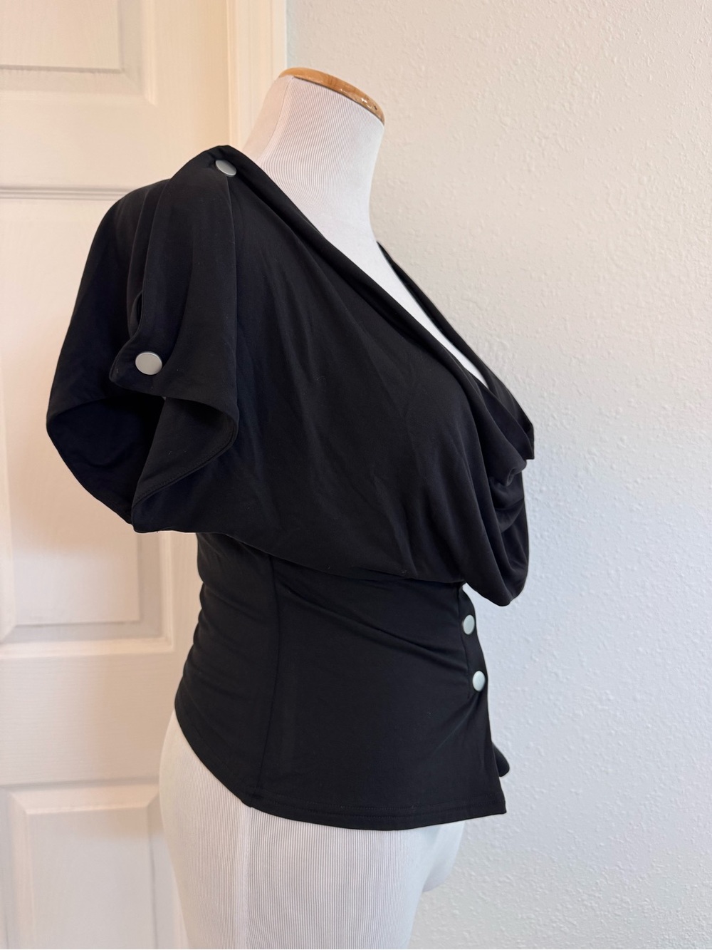 With Jean SIENNA TOP | BLACK M - Picture 4 of 11